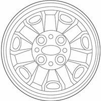 OEM Hyundai Sonata Wheel Cover Assembly - 52960-3D500