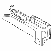 OEM 2003 Ford Crown Victoria Console - 4W3Z-54045A36-AAC