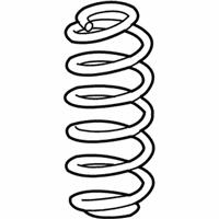 OEM 2012 Honda CR-Z Spring, Rear - 52441-SZT-A51