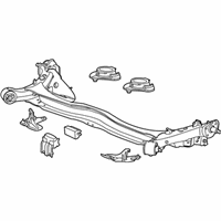 OEM 2012 Honda CR-Z Beam Assembly, Rear Axle - 42100-SZT-A51