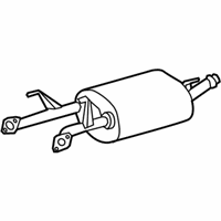 OEM 2009 Toyota Sequoia Muffler & Pipe - 17420-0F060