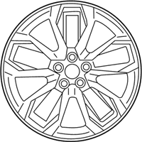 OEM 2019 Lexus LC500h Wheel, Disc - 42611-11090