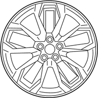 OEM Lexus LC500h WHEEL, DISC - 42611-WY350
