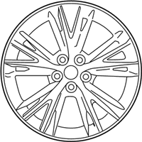 OEM Lexus Wheel, Disc - 42611-11060