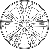 OEM 2020 Lexus LC500h Wheel, Disc - 42611-11060