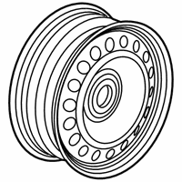 OEM Chevrolet Cruze Wheel, Steel - 42645122