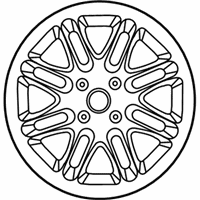 OEM 2000 Ford Focus Wheel, Alloy - YS4Z-1007-DA