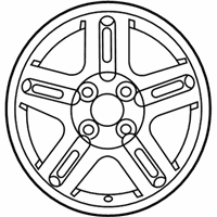 OEM 2003 Ford Focus Wheel, Alloy - YS4Z-1007-BB