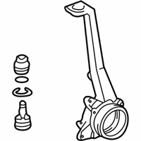 OEM 1987 Toyota Pickup Knuckle, Steering, LH - 43212-35040