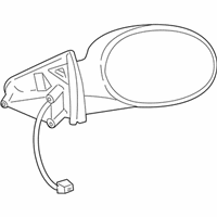 OEM 2005 Chrysler Sebring Passenger Side Mirror Outside Rear View - 4805310AD