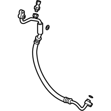OEM Acura MDX HOSE, DISCHARGE - 80315-TYA-A01