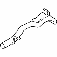 OEM 1996 Chevrolet S10 Muffler Tail Pipe Assembly - 15999669