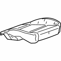 OEM 2021 Chevrolet Traverse Seat Cushion Pad - 84512070
