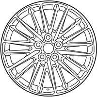 OEM 2016 Lexus LS600h Wheel, Disc - 42611-50680