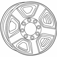OEM 2014 Ram 3500 Steel Wheel - 1VU98S4AAC