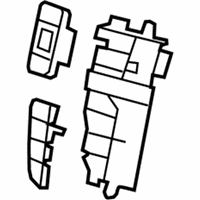 OEM Acura TL Switch Assembly, Driver Side Automatic Air Conditioner (Premium Black Metallic) - 79620-TK4-A42ZA