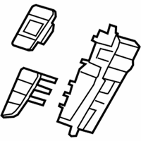 OEM 2014 Acura TL Switch Assembly, Passenger Side Automatic Air Conditioner (Premium Black Metallic) - 79630-TK4-A42ZA