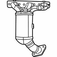 OEM Dodge Avenger Exhaust Manifold And Catalytic Converter - 68042141AB