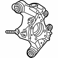 OEM 2011 Honda Accord Crosstour Knuckle, Left Rear - 52215-TP7-A01