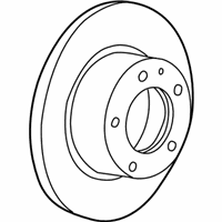 OEM 2001 BMW Z3 Brake Disc, Ventilated, Left - 34-11-2-227-171