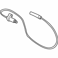 OEM 1997 BMW 328i Abs Wheel Speed Sensor Front - 34-52-1-163-027