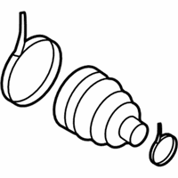 OEM Infiniti Repair Kit - Dust Boot, Rear Drive Shaft - C9741-3JA1A