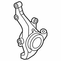 OEM Hyundai Veloster Knuckle-Front Axle, LH - 51710-J3000