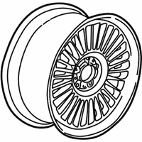 OEM 1998 BMW 740iL Alloy Rim, Forged - 36-11-1-181-841