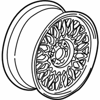 OEM 1998 BMW 740iL Light Alloy Rim - 36-11-1-182-277