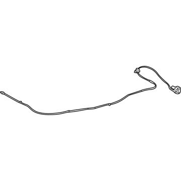 OEM 2020 Nissan Sentra Cable Assembly-Hood Lock Control - 65621-6LB0A