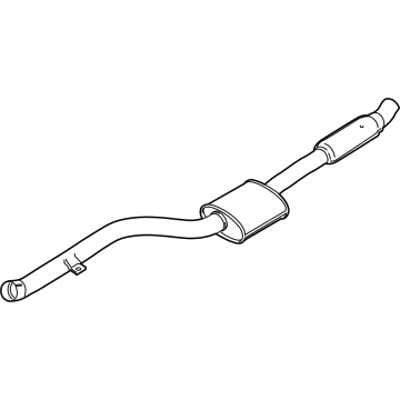 OEM BMW X3 FRONT MUFFLER - 18-30-8-693-974