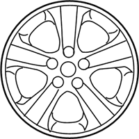 OEM 2010 Kia Optima Wheel Assembly-Aluminum - 529102G860