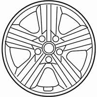 OEM 2010 Kia Optima Wheel Assembly-Aluminum - 529102G820