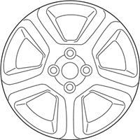 OEM 2008 Nissan Altima Aluminum Wheel - 40300-JA200