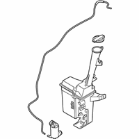 OEM Hyundai Venue Reservoir & Pump Assembly-Washer - 98610-K2000