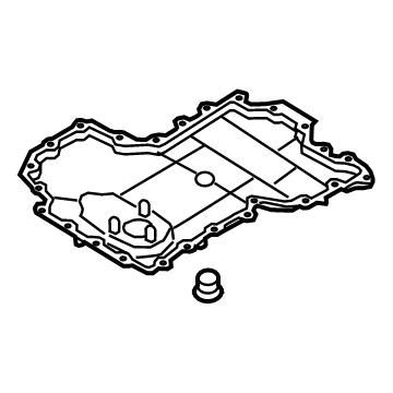 OEM 2020 BMW M5 Oil Pan - 11-13-7-852-271