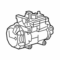 OEM 2018 Lexus RX450hL Compressor Assembly, W/MOTER - 88370-48160