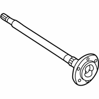 OEM 1988 Nissan D21 Shaft Rear Axle - 38164-11G60