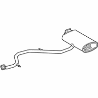 OEM 2020 Toyota C-HR Muffler & Pipe - 17430-37820