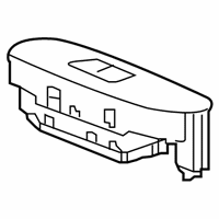 OEM 2019 Infiniti QX50 Rear Power Window Switch Assembly, Right - 25421-5NA0A