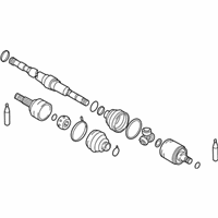 OEM Nissan Sentra Shaft Front Drive - 39101-4M761