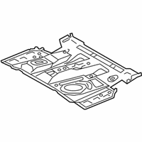 OEM Lexus RX350 Pan, Center Floor - 58211-48915