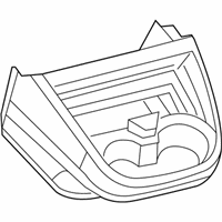 OEM 2019 Nissan NV2500 Cover-Instrument Lower, Center - 68922-1PA0A