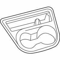 OEM 2019 Nissan NV2500 Lid-Cup Holder - 96967-1PA0A