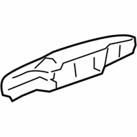OEM 2008 Cadillac Escalade ESV Handle Asm-Front Side Door Outside Black Base-Plate C*Paint To Mat - 15930536
