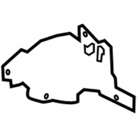 OEM 2016 Nissan Rogue INSULATOR-Dash, Lower Front - 67810-4BA0A