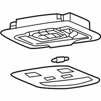 OEM 2002 Hyundai XG350 Room Lamp Assembly - 92830-39000-CI