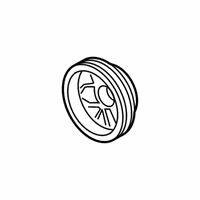 OEM 2021 BMW X5 Pulley - 11-28-7-646-901