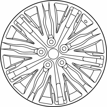 OEM Kia Cadenza Wheel Assembly-Aluminium - 52910F6610