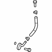 OEM 2007 GMC Sierra 1500 Classic Hose-Generator Cooling Inlet - 12573420